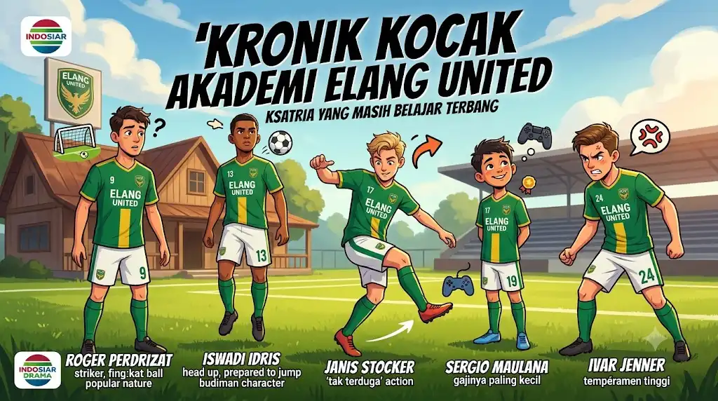 Thumbnail postingan Kronik Kocak Akademi Elang United: Lima Ksatria yang Masih Belajar Terbang